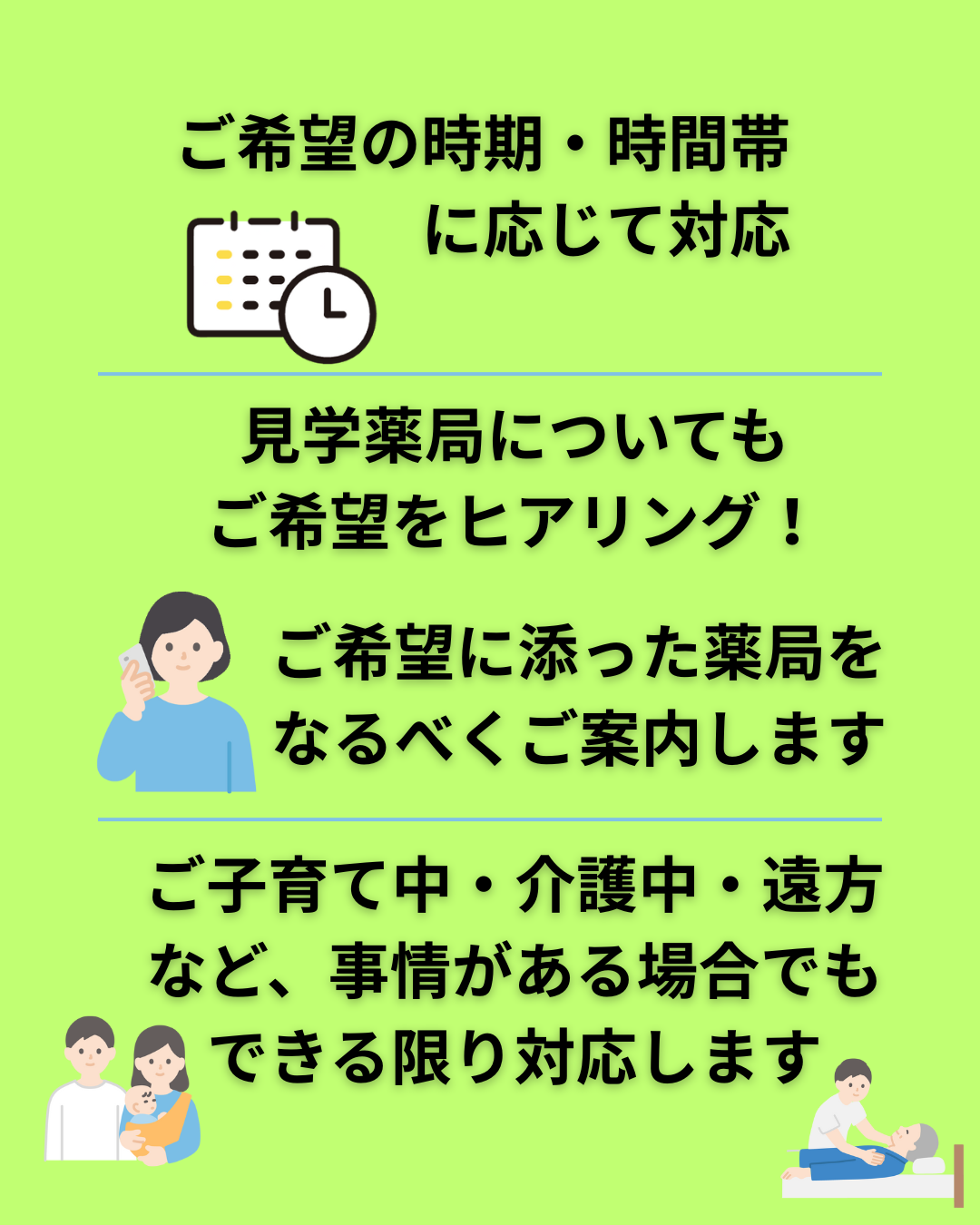 見学希望のヒアリング内容